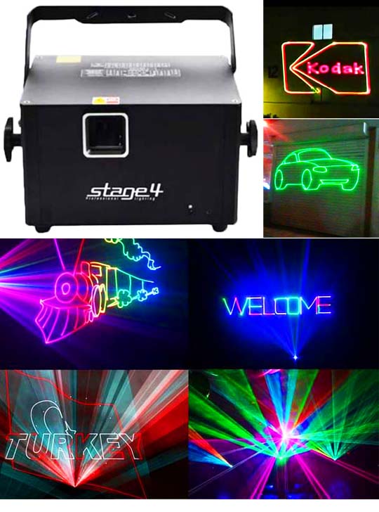 Профессиональный уличный лазер STAGE4 GRAPH SDA 1000RGB Pro Max