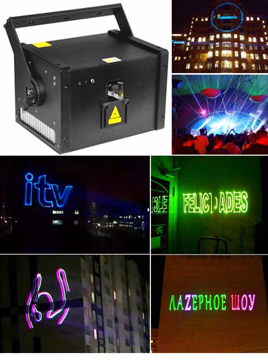 Профессиональный уличный лазер AH30RGB Pro Max